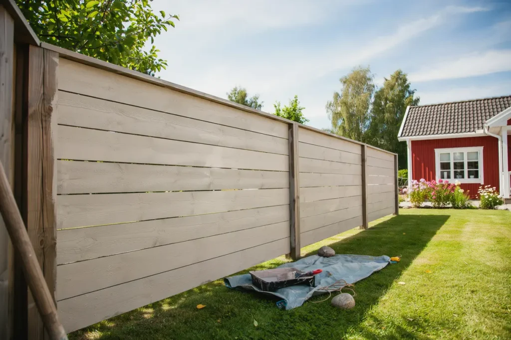 juli r perfekt f r att m la staket och plank s lyckas du i sommarv rmen